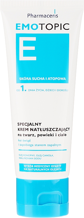 Specjalny krem natłuszczający na twarz, powieki i ciało - Pharmaceris E Emotopic Special Cream — Zdjęcie N2