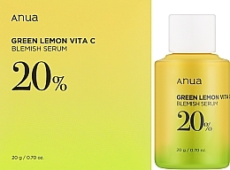 Rozświetlające serum do twarzy - Anua Green Lemon Vita C Blemish Serum — Zdjęcie N3