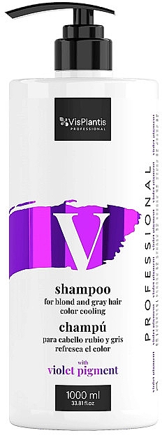 Szampon do włosów blond - Vis Plantis Shampoo For Blond and Gray Hair With a Cooling Color — Zdjęcie N2