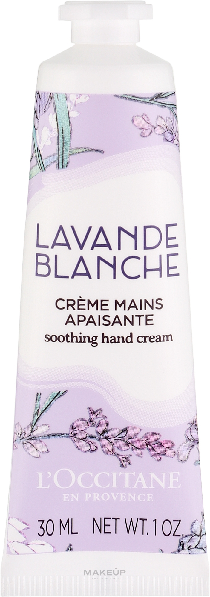 Kojący krem do rąk - L'Occitane En Provence lavender soothing hand cream — Zdjęcie 30 ml