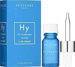 Wygładzające serum do twarzy z resweratrolem - Apotcare Pure Seurum Hyalurinic — Zdjęcie N2