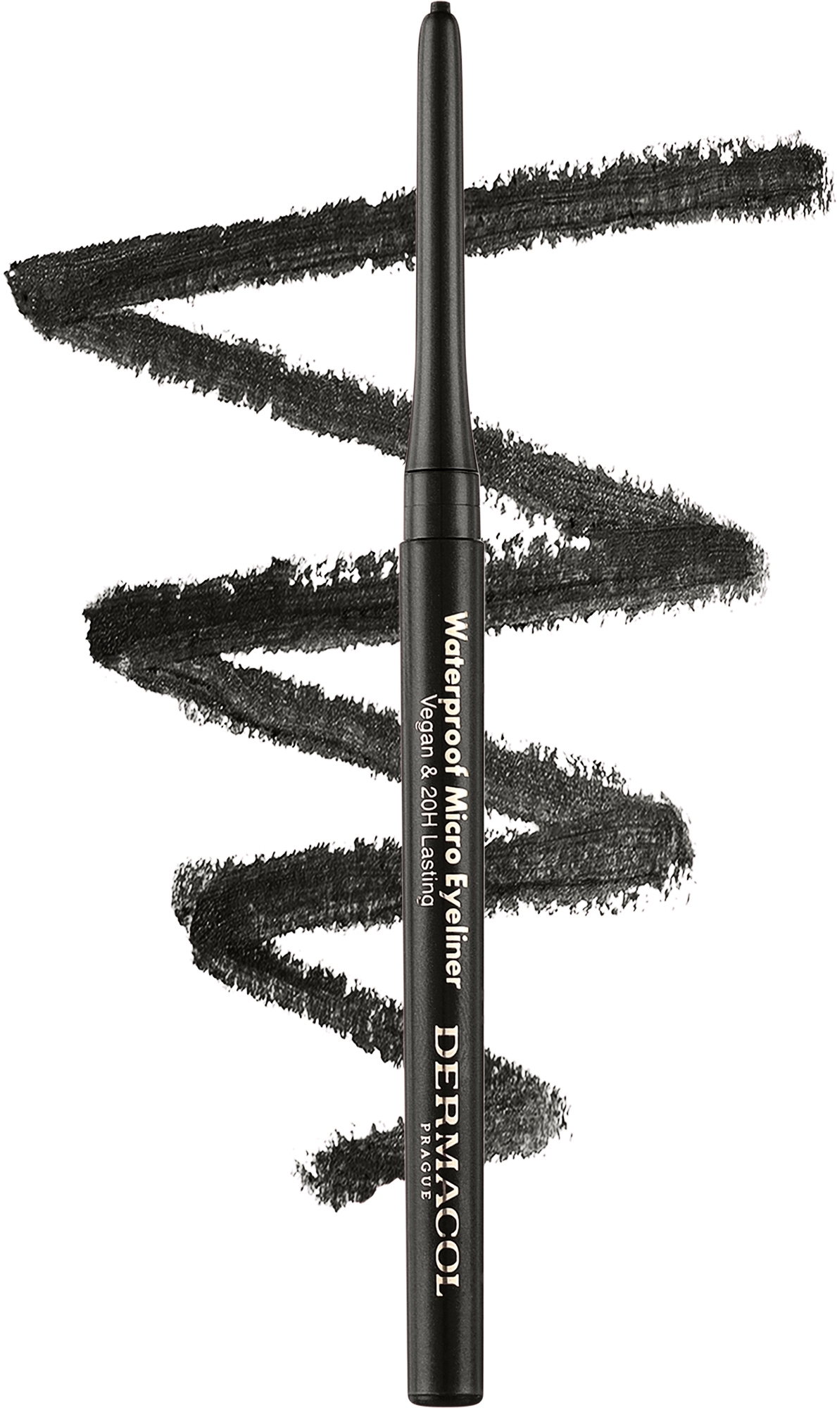 Automatyczny wodoodporny eyeliner do oczu - Dermacol Waterproof Micro Eyeliner — Zdjęcie 01