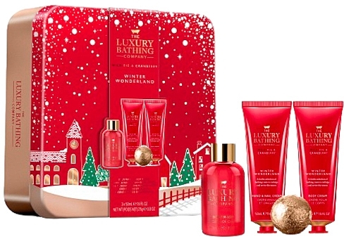 Zestaw, 5 produktów - Grace Cole The Luxury Bathing Winter Wonderland Wild Fig & Cranberry Relax & Unwind  — Zdjęcie N1