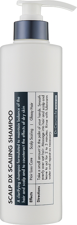 Szampon złuszczający, wzmacniający włosy - Dr. Ceuracle Scalp DX Scaling Shampoo — Zdjęcie N1