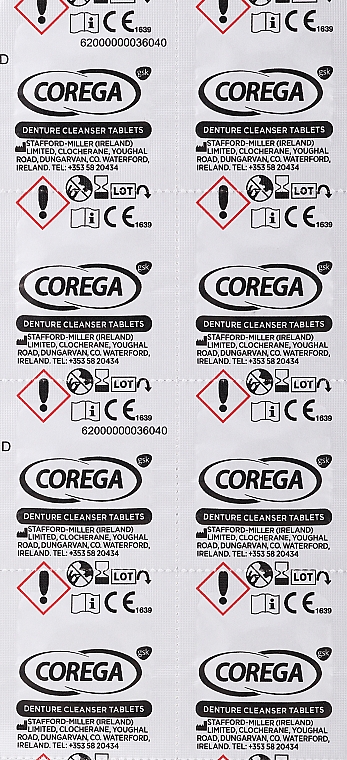 Tabletki do czyszczenia protez zębowych - Corega Bio Formula Tabs — Zdjęcie N1