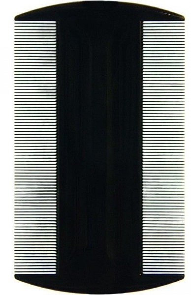 Grzebień drobnozębny, dwustronny 9,5 cm, Pe-139, czarny - Disna — Zdjęcie N1