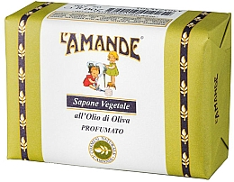 Perfumowane mydło w kostce - L'Amande Marseille Vegetable With Olive Oil — Zdjęcie N1