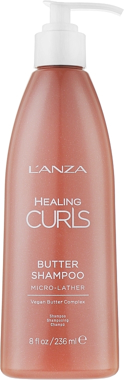 Szampon olejowy do włosów kręconych - L'anza Curls Butter Shampoo — Zdjęcie N1
