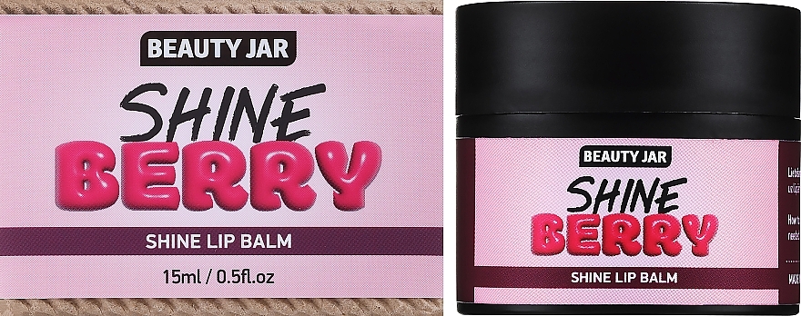 Balsam do ust Shine Berry - Beauty Jar Shine Berry Lip Balm — Zdjęcie N1