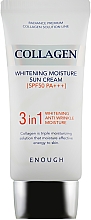 Krem przeciwsłonecznych z kolagenem morskim o działaniu wybielającym - Enough Collagen 3in1 Whitening Moisture Sun Cream SPF50 PA+++ — Zdjęcie N2