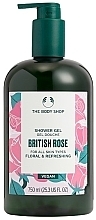 Żel pod prysznic z brytyjską różą - The Body Shop British Rose Vegan — Zdjęcie N3
