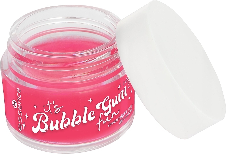 Maska do ust na noc - Essence Its Bubble Gum Fun Overnight Jelly Lip Mask Gummylicious — Zdjęcie N1