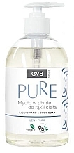 Kup Mydło w płynie do rąk i ciała Len - Eva Natura Liquid Hand & Body Soap
