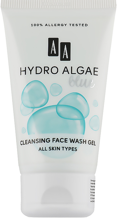 Żel myjący do twarzy - AA Hydro Algae Blue Cleansing Gel