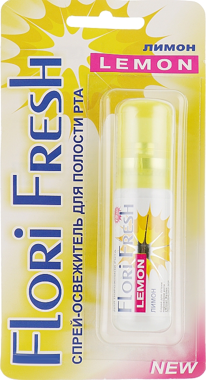 Spray do ust Cytryna - Flori Spray — Zdjęcie N1