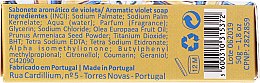 Naturalne mydło w kostce - Essencias De Portugal Living Portugal Azulejos Violet — Zdjęcie N2