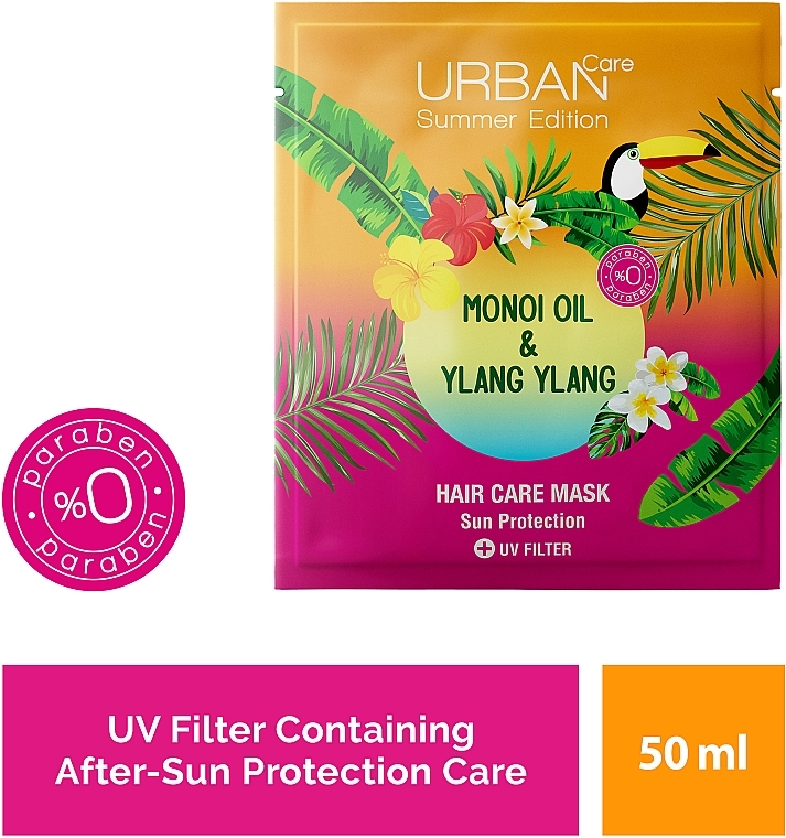 Kremowy olejek do włosów z monoi i ylang-ylang - Urban Care Monoi & Ylang Ylang Oil In Cream — Zdjęcie N2