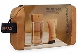 Kup Dolores Promesas Oriental Touch - Zestaw (edt/100ml + h/gel/75ml + bag/1pcs)