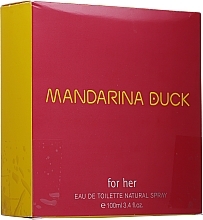 PRZECENA! Mandarina Duck For Her - Woda toaletowa * — Zdjęcie N2