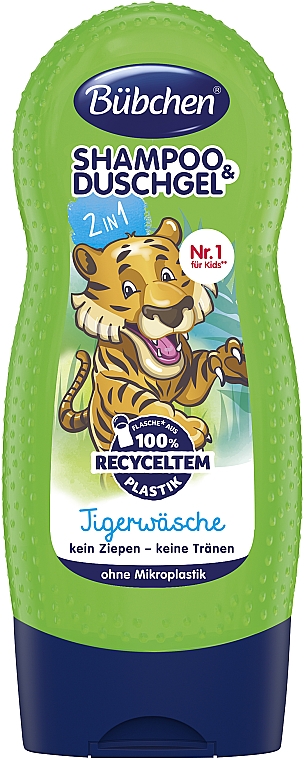 Szampon do włosów i ciała, Tygrys - Bubchen Shampoo&Shower Gel