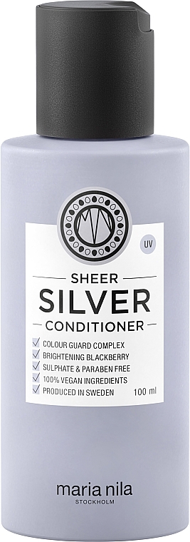 PRZECENA! Srebrna odżywka przeciw żółceniu się włosów - Maria Nila Sheer Silver Conditioner * — Zdjęcie N1