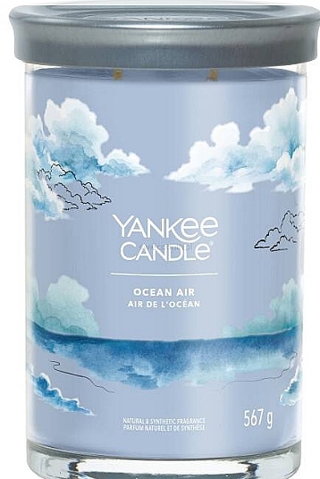 Świeca zapachowa w szkle Ocean Air, 2 knoty - Yankee Candle Singnature — Zdjęcie N1