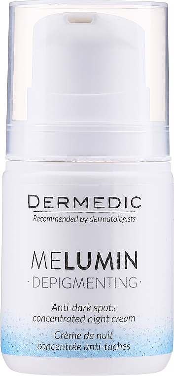 Krem-koncentrat przeciw przebarwieniom na noc - Dermedic MeLumin Depigmenting — Zdjęcie N1