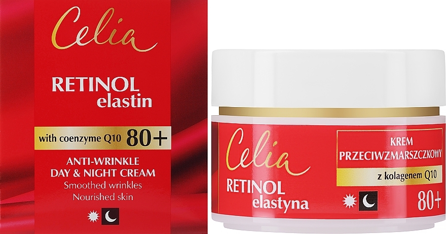 Krem przeciwzmarszczkowy - Celia Retinol Elastin 80+ — Zdjęcie N1