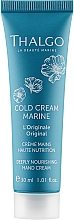Kup Odżywczy krem do rąk - Thalgo Cold Cream Marine Deeply Nourishing Hand Cream Travel Size
