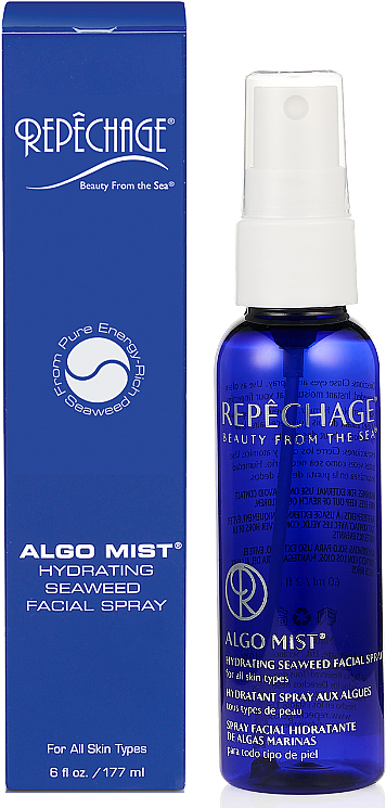 Nawilżający tonik do twarzy z ekstraktem z alg - Repechage Algo Mist Hydrating Seaweed Facial Spray Travel Size — Zdjęcie N1