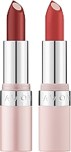 Zestaw - Avon Hydramatic (lipstick/2x3,6g) — Zdjęcie N1