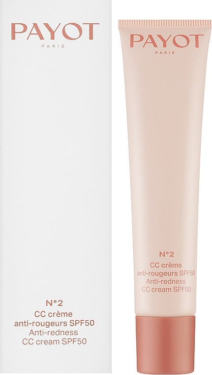 Preparat maskujący zaczerwienienia SPF 50+ - Payot, Creme N°2 CC Cream — Zdjęcie N3