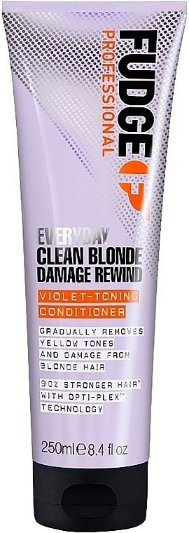 Odżywka chroniąca kolor do włosów jasnych - Fudge Everyday Clean Blonde Damage Rewind Violet-Toning Conditioner — Zdjęcie N1