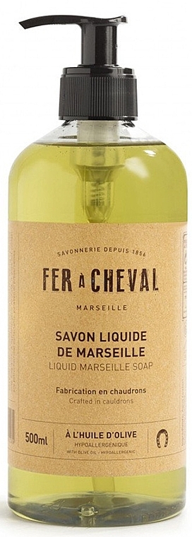 Mydło marsylskie w płynie z oliwą z oliwek - Fer A Cheval Liquid Marseille Soap — Zdjęcie N1
