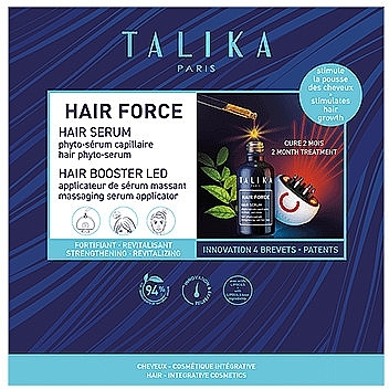 Zestaw wzmacniający włosy - Hair Growth Hair Force Kit (h/ser/50ml + accessories/1pcs) — Zdjęcie N2