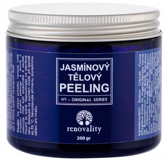 Drobnoziarnisty jaśminowy peeling solny do ciała - Renovality Original Series Jasmine Body Peeling  — Zdjęcie N1