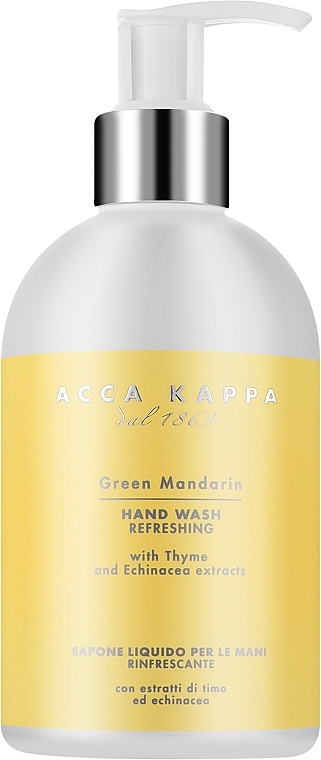 Mydło w płynie do rąk - Acca Kappa Green Mandarin Liquid Hand Wash — Zdjęcie N1