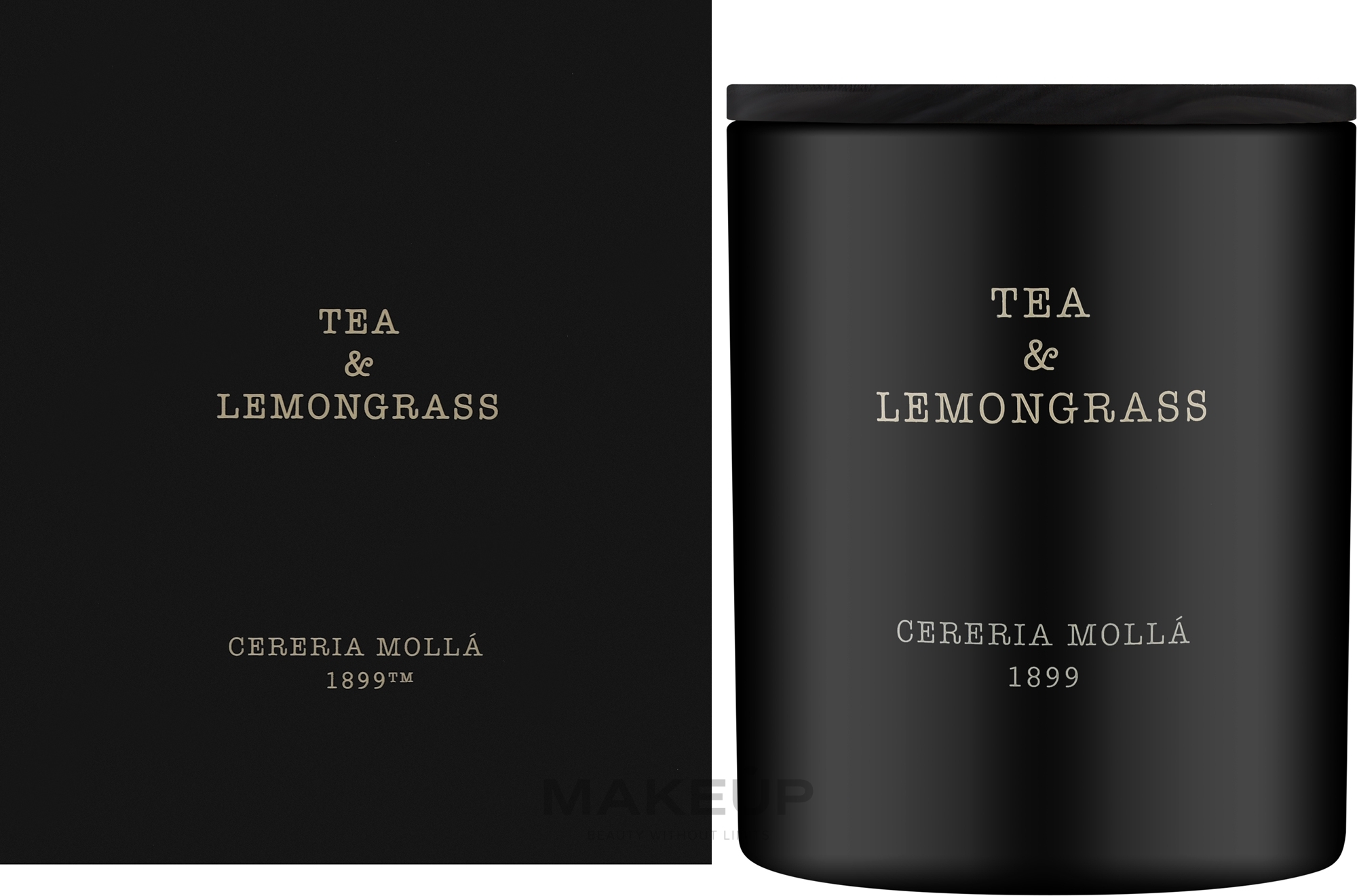 Cereria Molla Tea & Lemongrass - Świeca zapachowa — Zdjęcie 230 g