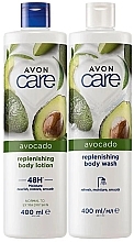 Kup Zestaw - Avon Care Avocado (b/lot/400ml + sh/gel/400ml)