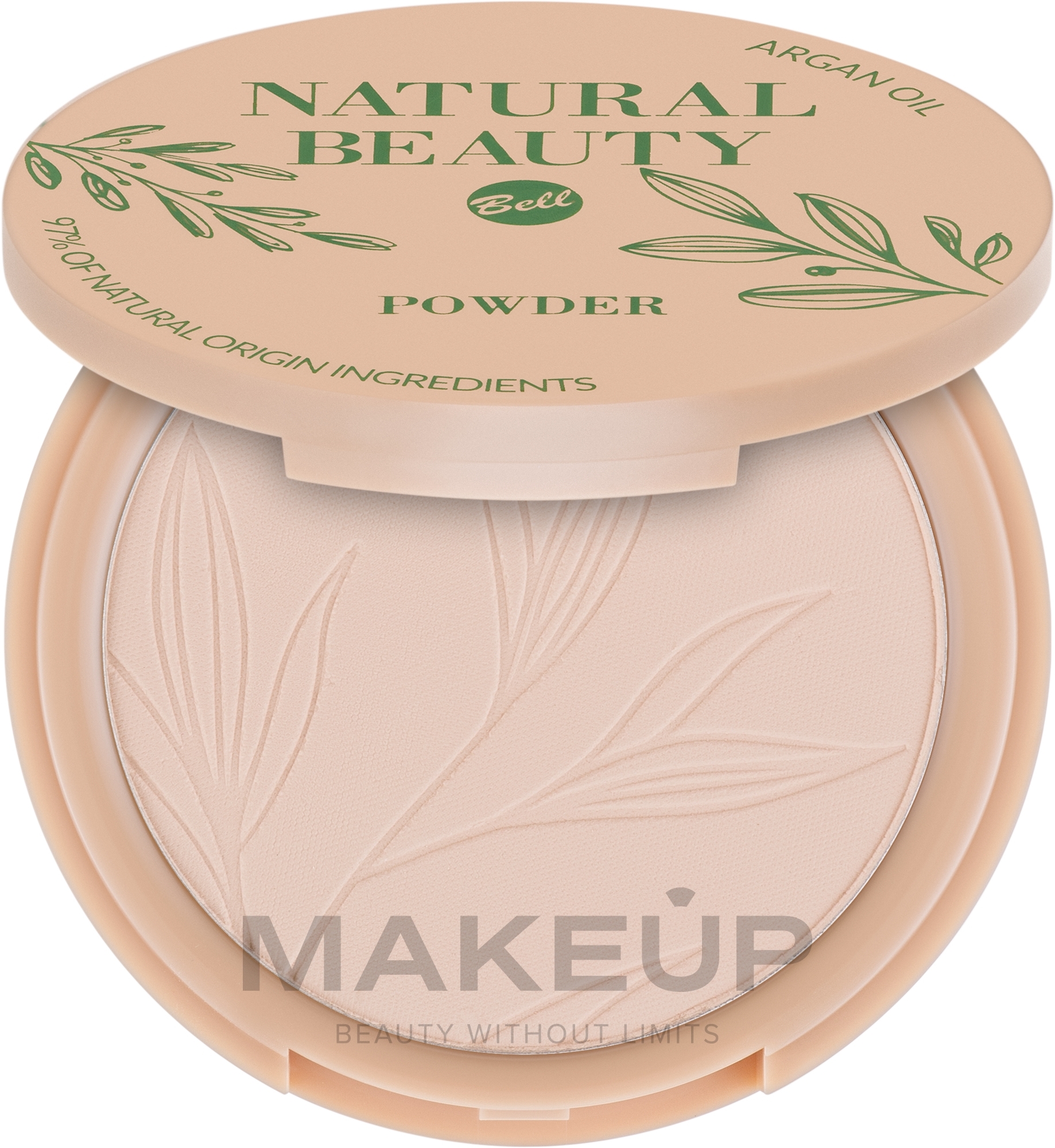 Puder w kompakcie do twarzy - Bell Natural Beauty Powder — Zdjęcie 01