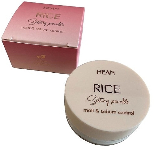 Puder ryżowy utrwalający makijaż - Hean Rice Setting Powder — Zdjęcie N2