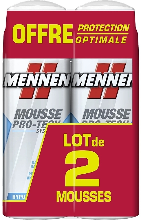 Zestaw - Mennen Mousse Pro-Tech (shaving/foam/2x250ml) — Zdjęcie N1