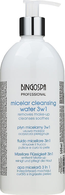 Płyn micelarny do demakijażu do każdego rodzaju skóry - BingoSpa Artline Micellar Water — Zdjęcie N1