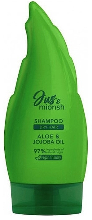 Szampon do włosów suchych z wyciągiem z aloesu i olejem jojoba - Jus & Mionsh Shampoo For Dry Damaged Hair Aloe Jojoba Oil — Zdjęcie N1