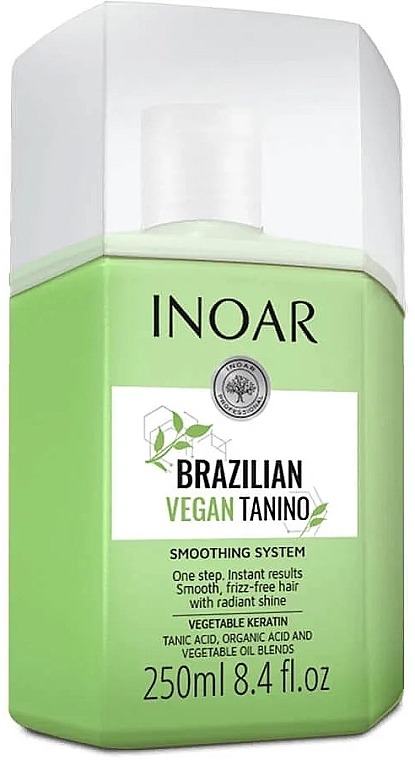 Kuracja wygładzająca włosy - Inoar Brazilian Vegan Tanino Smoothing System — Zdjęcie N1