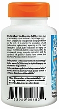 Suplement diety z koenzymem Q10 - Doctor's Best High Absorption CoQ10 with BioPerine, 100 mg, 120 Softgels — Zdjęcie N3