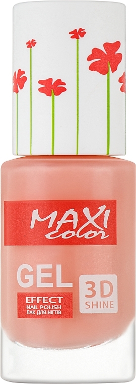 Lakier do paznokci z żelowym efektem - Maxi Color Gel Effect Hot Summer — Zdjęcie N1