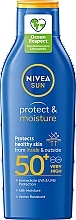 Nawilżający balsam ochronny SPF 50+ - NIVEA SUN Protect And Moisture — Zdjęcie N1
