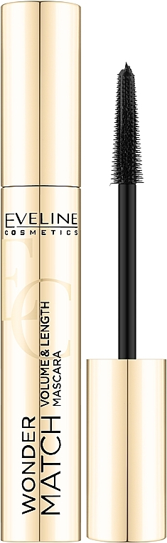 Tusz do rzęs - Eveline Cosmetics Wonder Match Volume Mascara — Zdjęcie N1