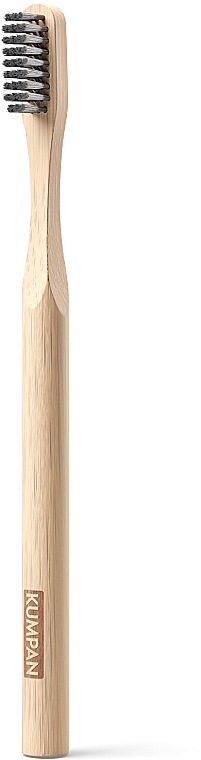 Szczoteczka bambusowa, miękka, w pudełku - Kumpan Soft Bamboo Charcoal Toothbrush — Zdjęcie N1